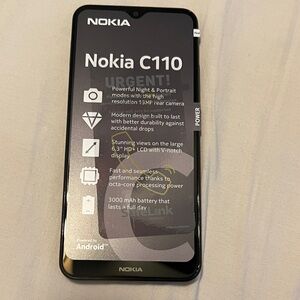 Nokia C110 Midnight Black Smartphone